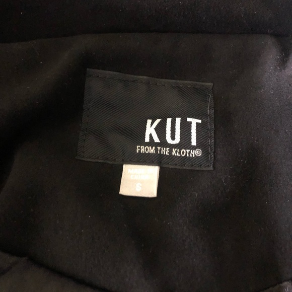 Kut From The Kluth Black Moto Faux Suede Jacket - Picture 5 of 6